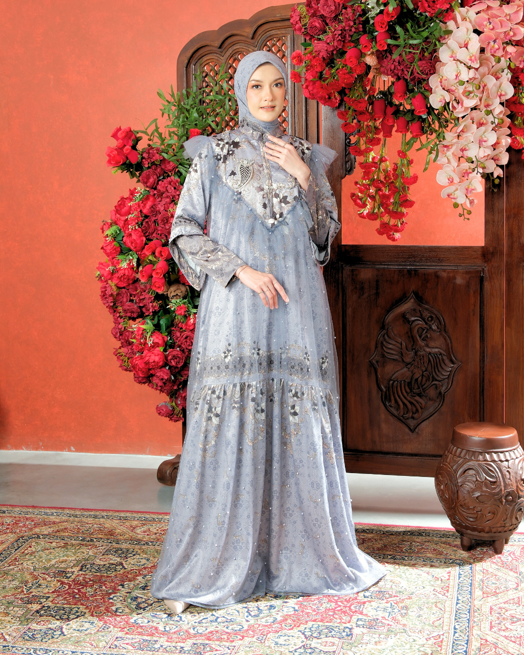 MAFEERA DRESS - STEEL