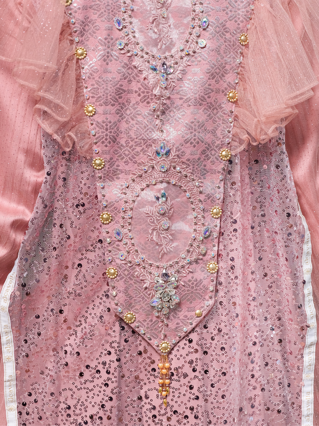 SHARADIVA AYARAA DRESS - BLUSHPINK