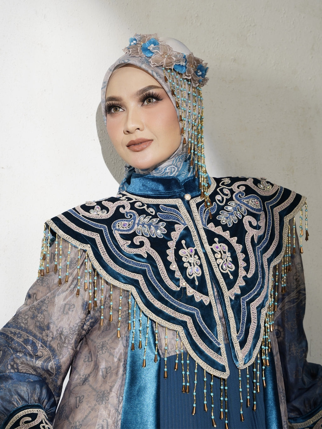 ZAHARA DRESS - AQUA BLUE