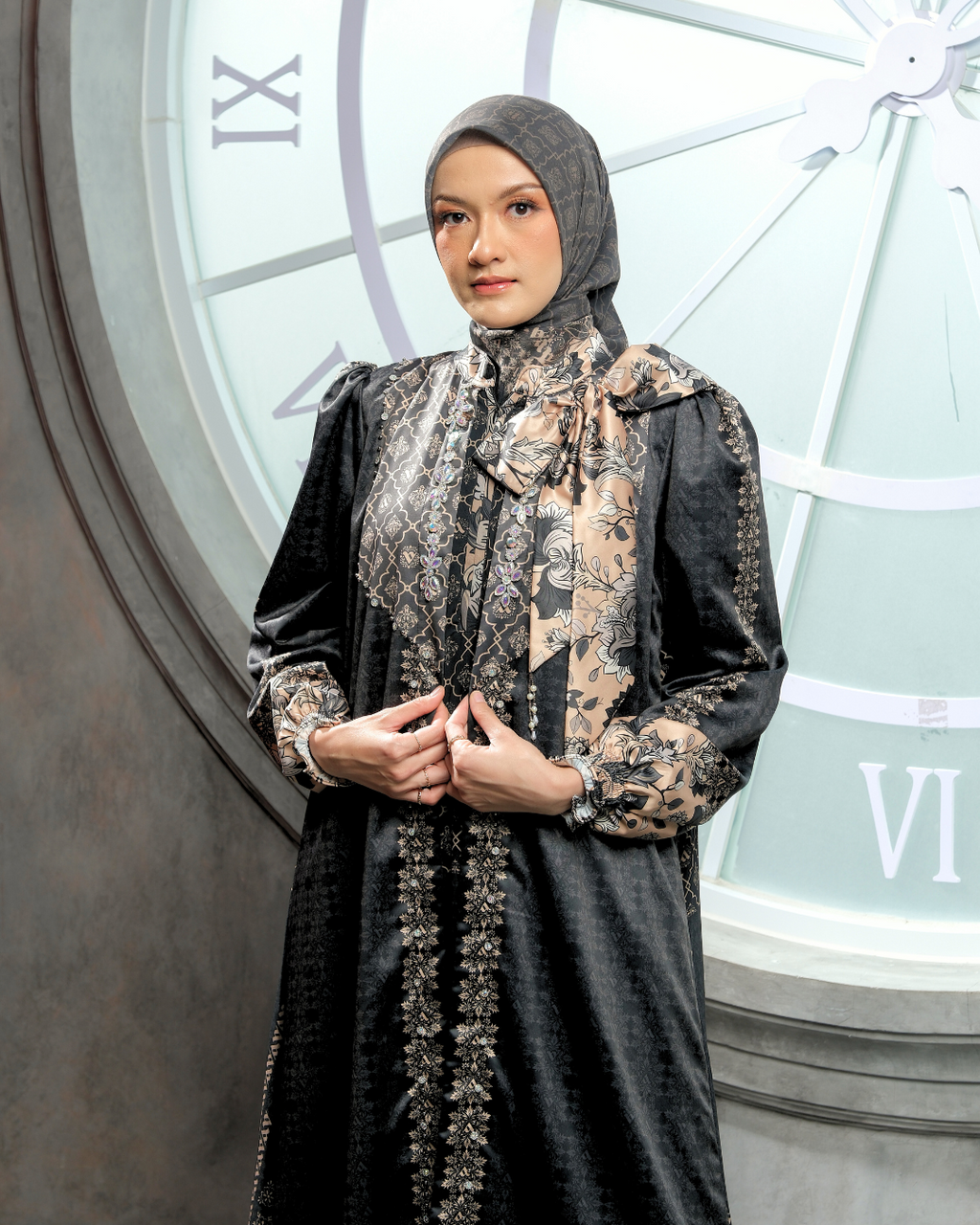 ZALEEMA DRESS - BLACK