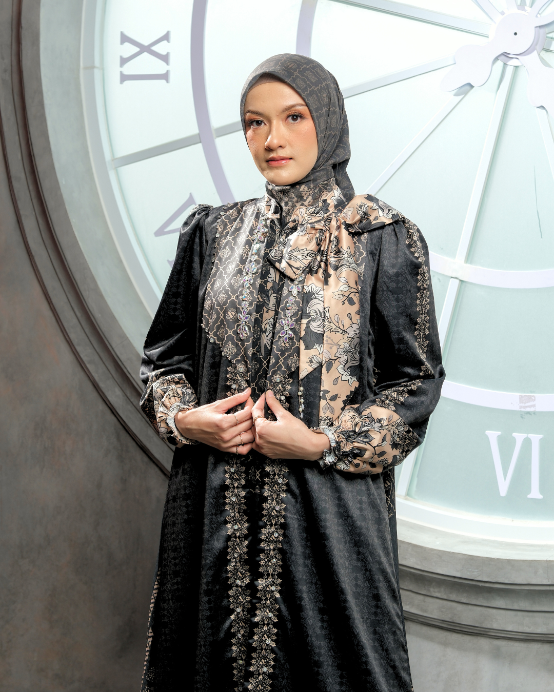 ZALEEMA DRESS - BLACK