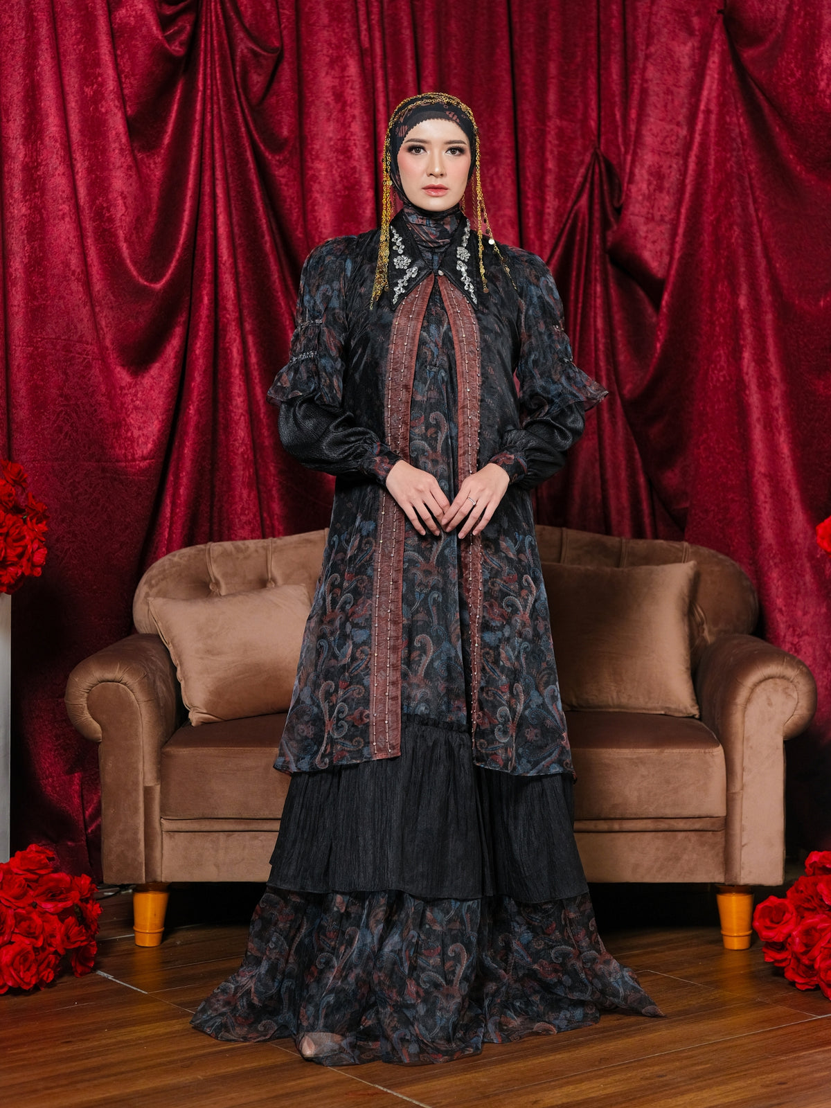 ZAURA DRESS - BLACK