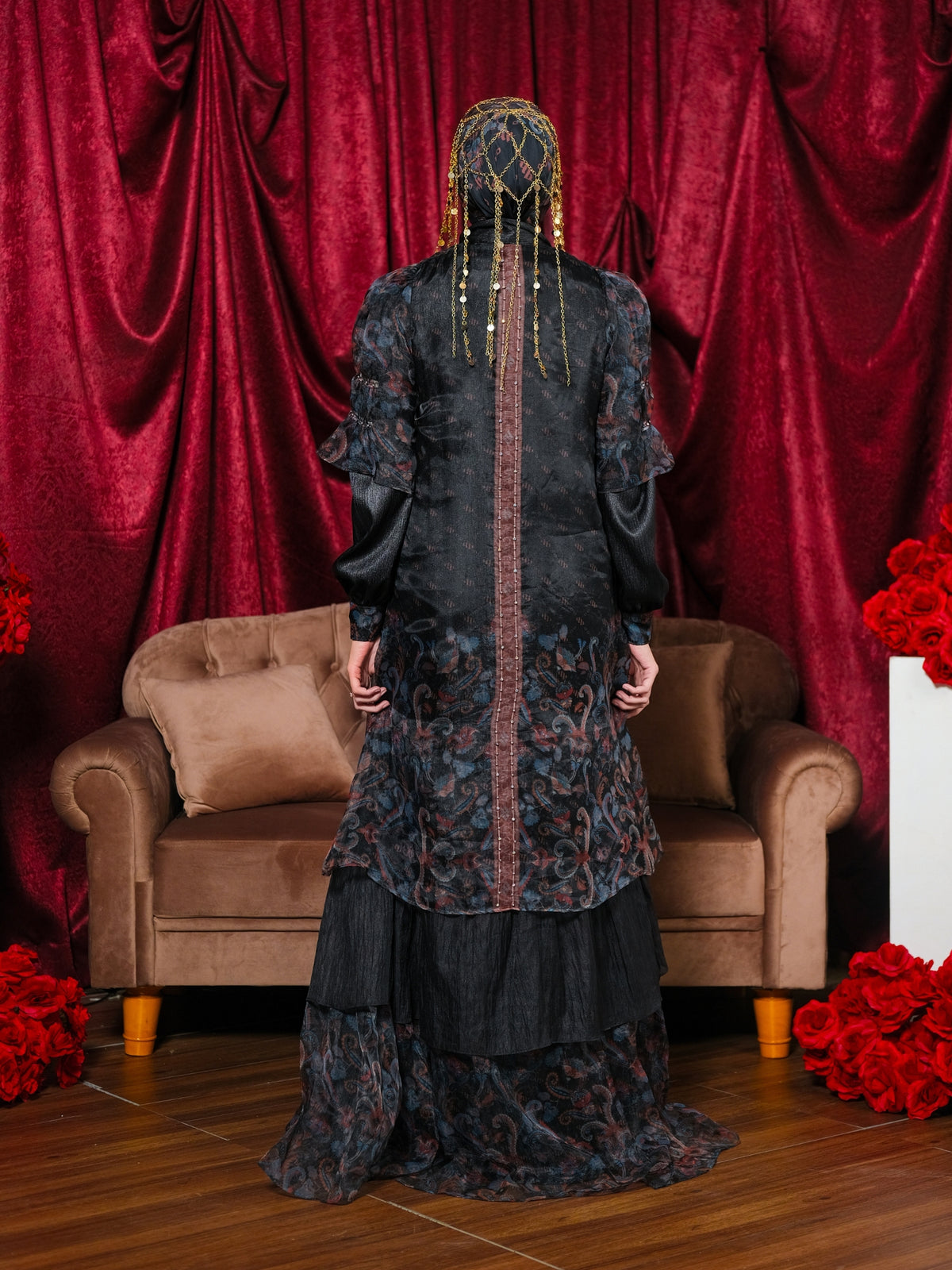ZAURA DRESS - BLACK