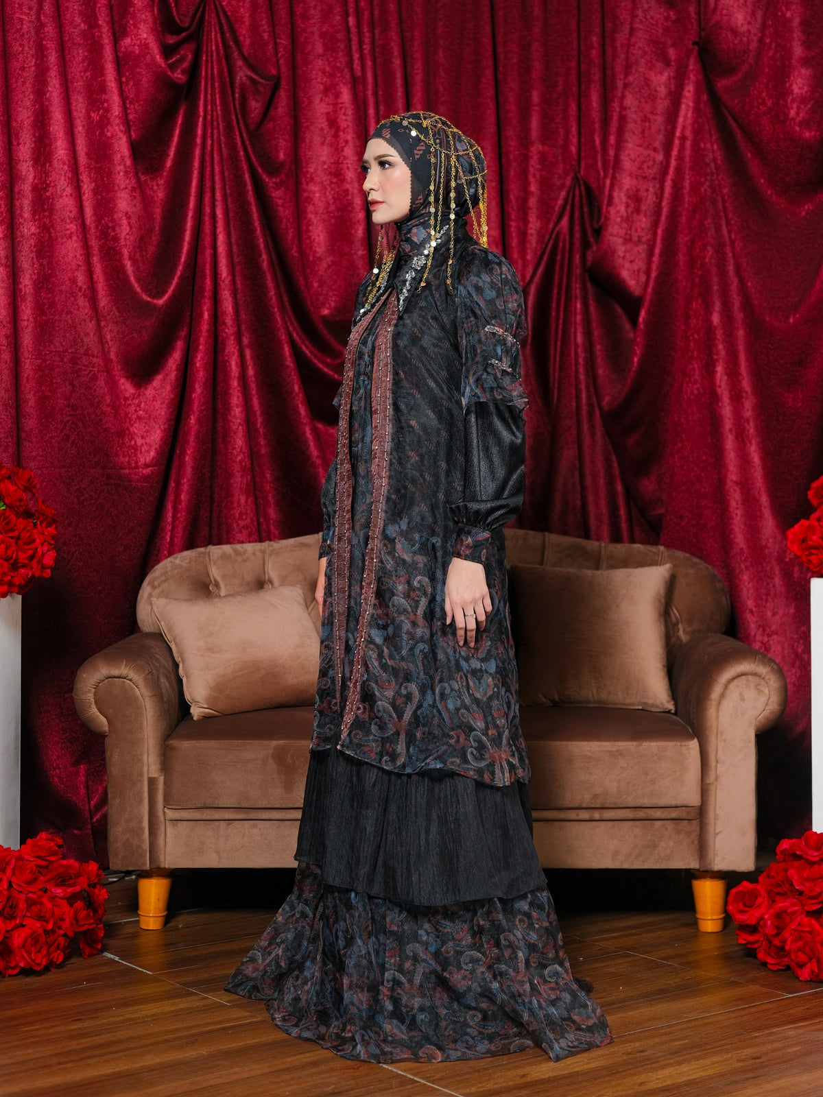 ZAURA DRESS - BLACK