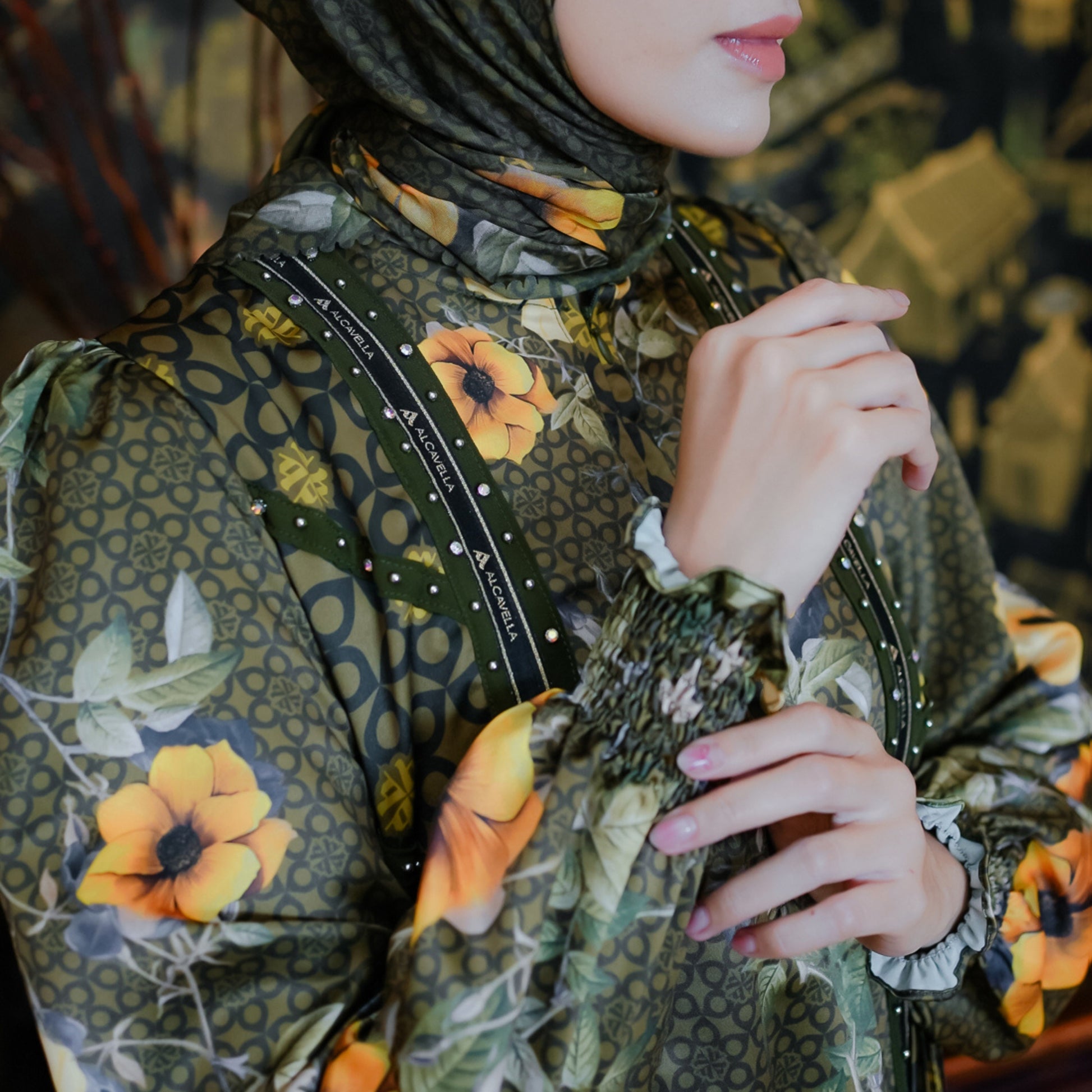 ZEPHYRA DRESS - OLIVE