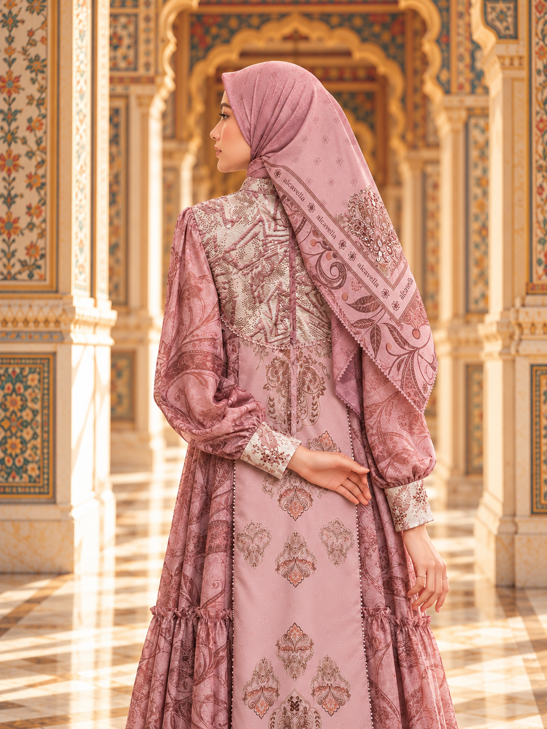 ZAMORA DRESS - DUSTYPINK