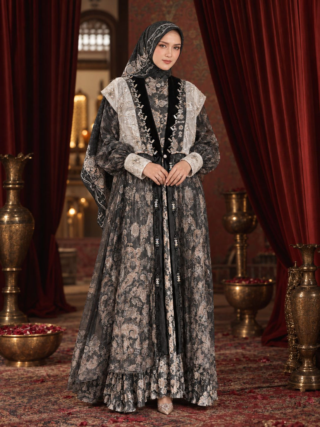ZAVIENNA DRESS - BLACK
