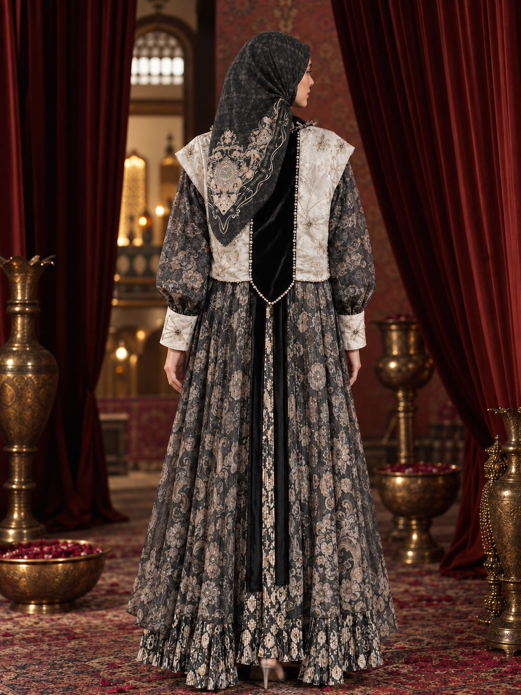 ZAVIENNA DRESS - BLACK