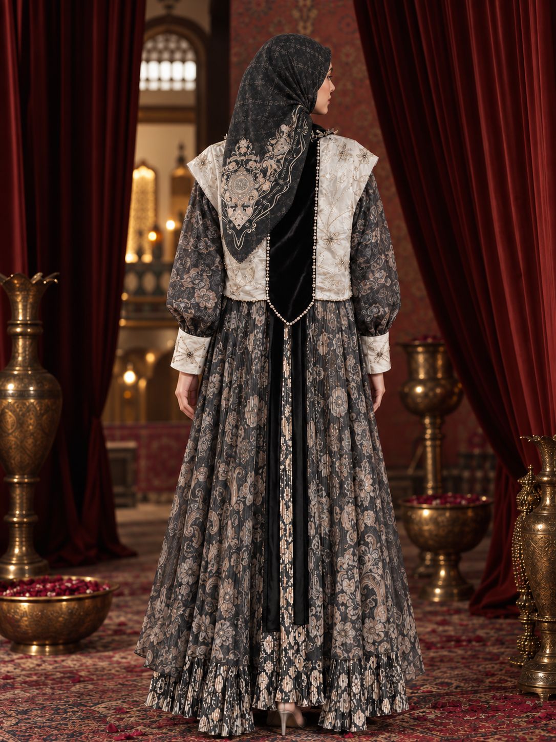 ZAVIENNA DRESS - BLACK