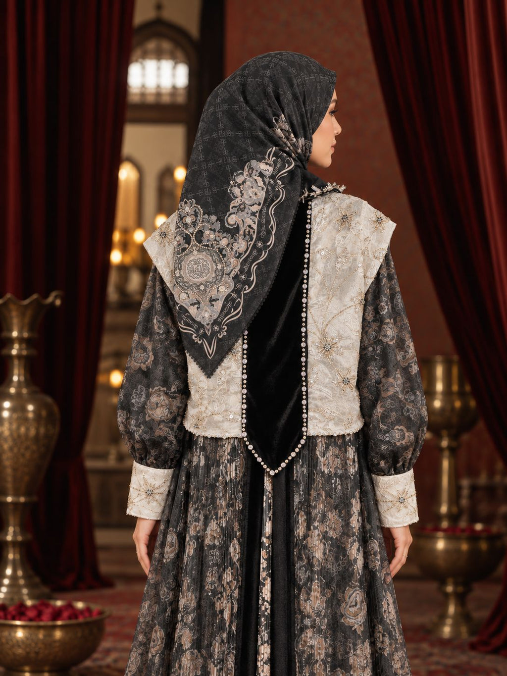 ZAVIENNA DRESS - BLACK