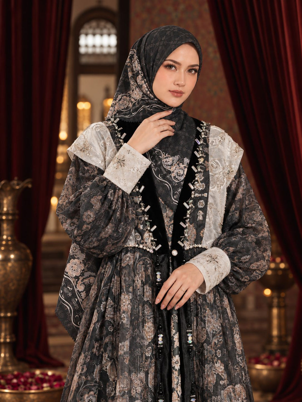 ZAVIENNA DRESS - BLACK