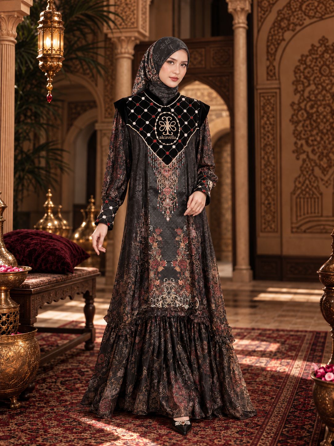 ZAYENA DRESS - BLACK