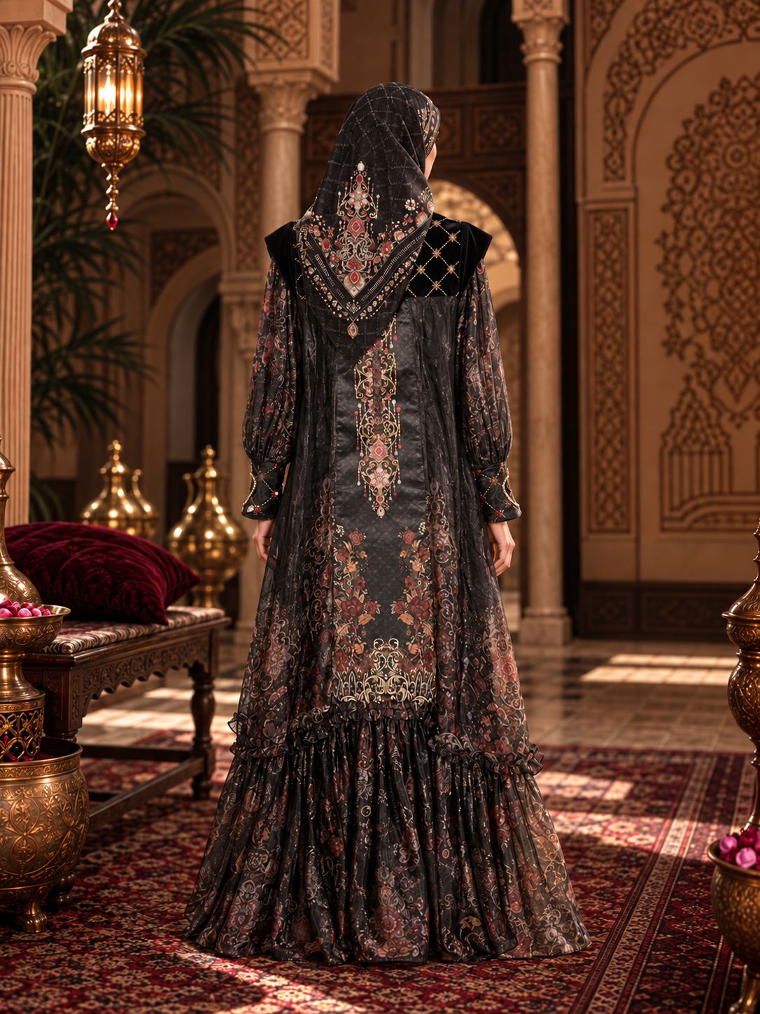 ZAYENA DRESS - BLACK