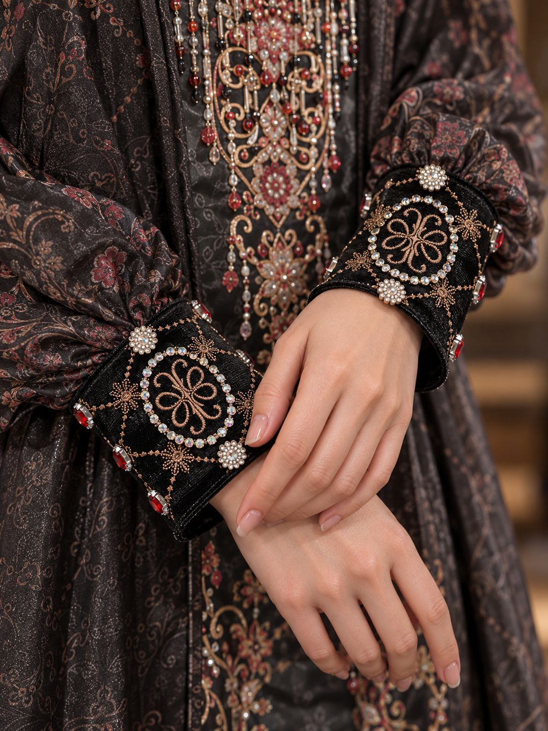 ZAYENA DRESS - BLACK