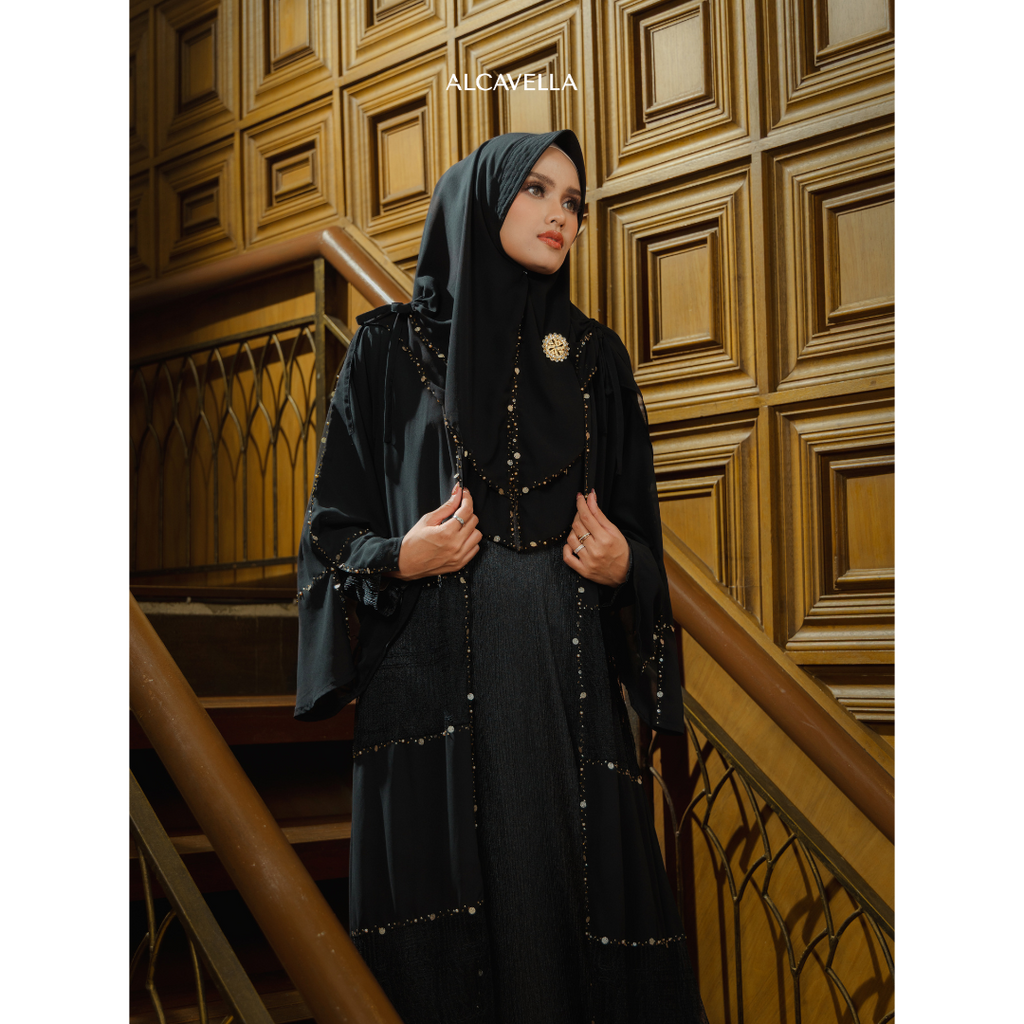 SHABEEA ABAYA - BLACK
