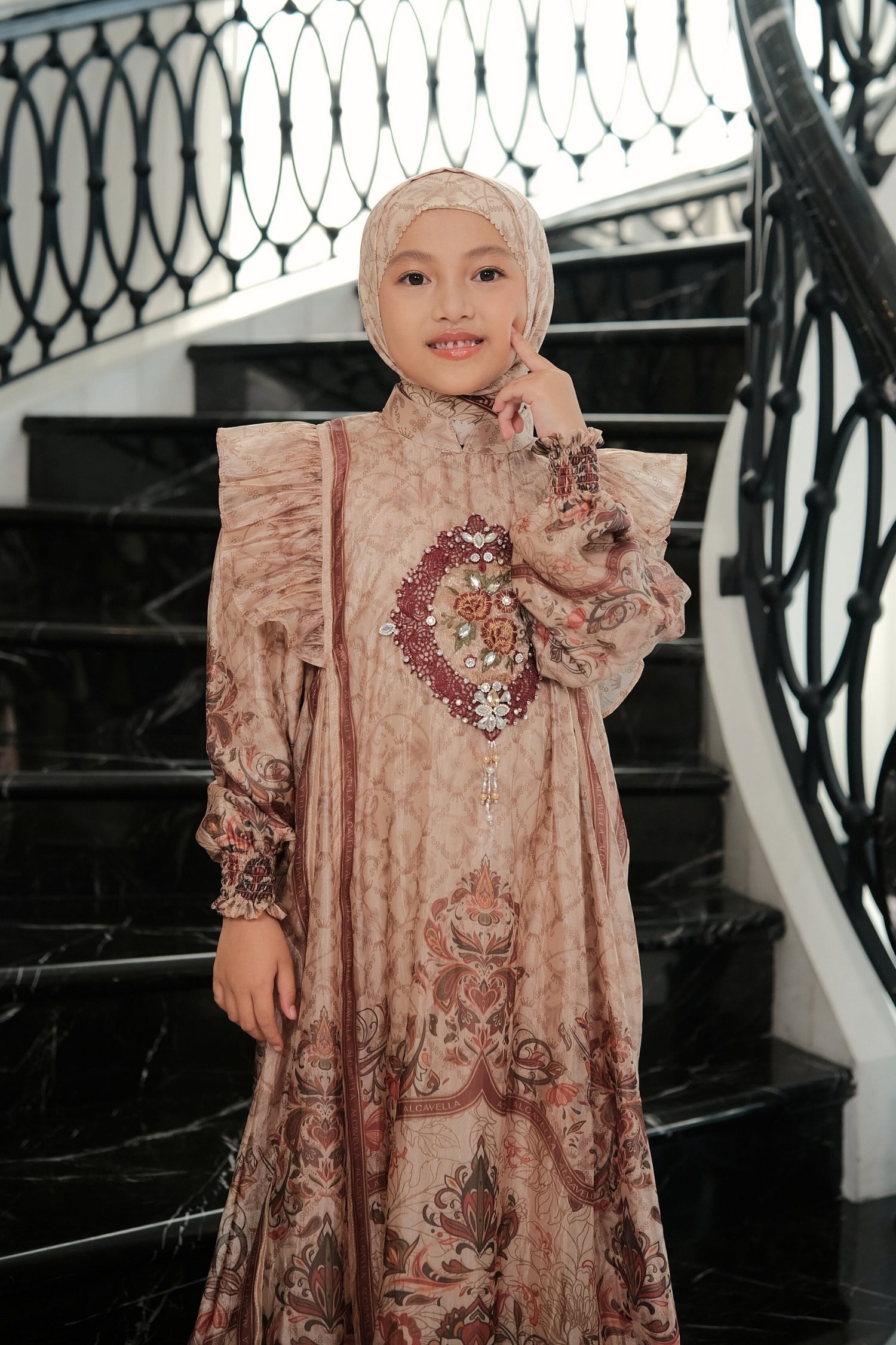 ELVARA KIDS DRESS -  SOFTSAND