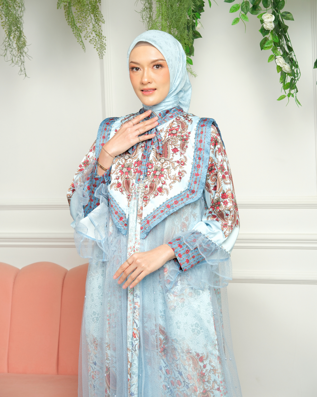 NAVEERA DRESS - ICE BLOSSOM