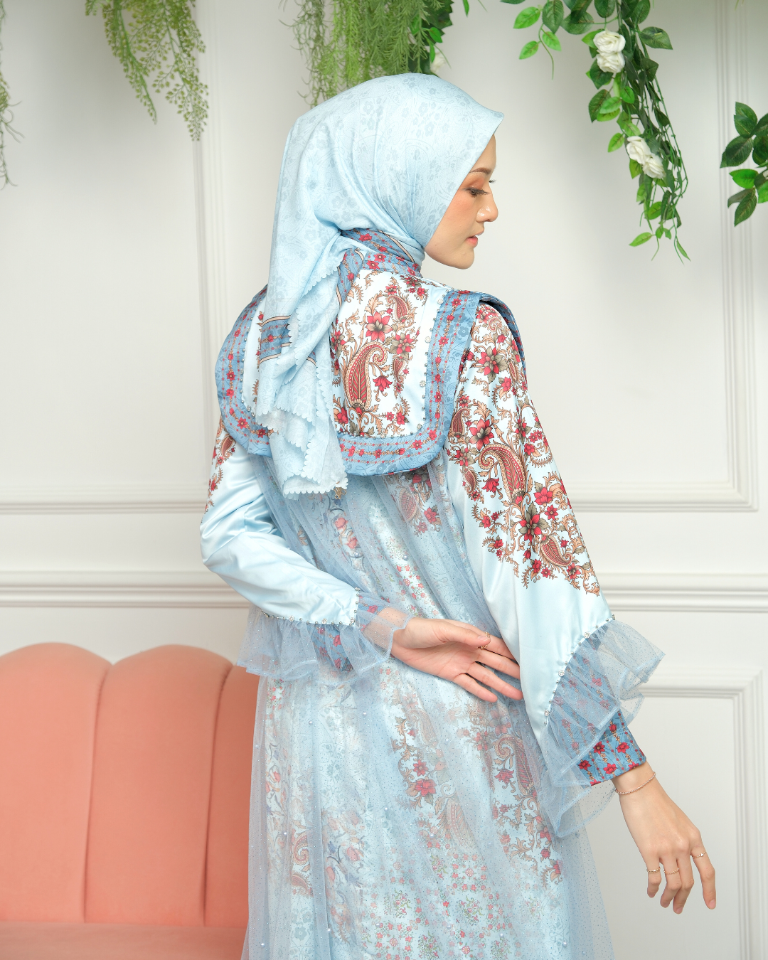 NAVEERA DRESS - ICE BLOSSOM