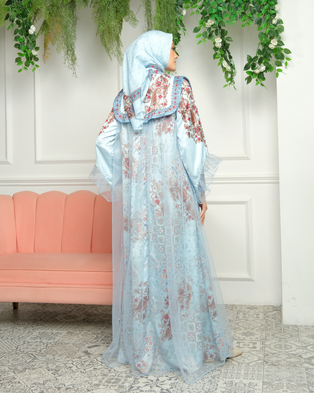 NAVEERA DRESS - ICE BLOSSOM