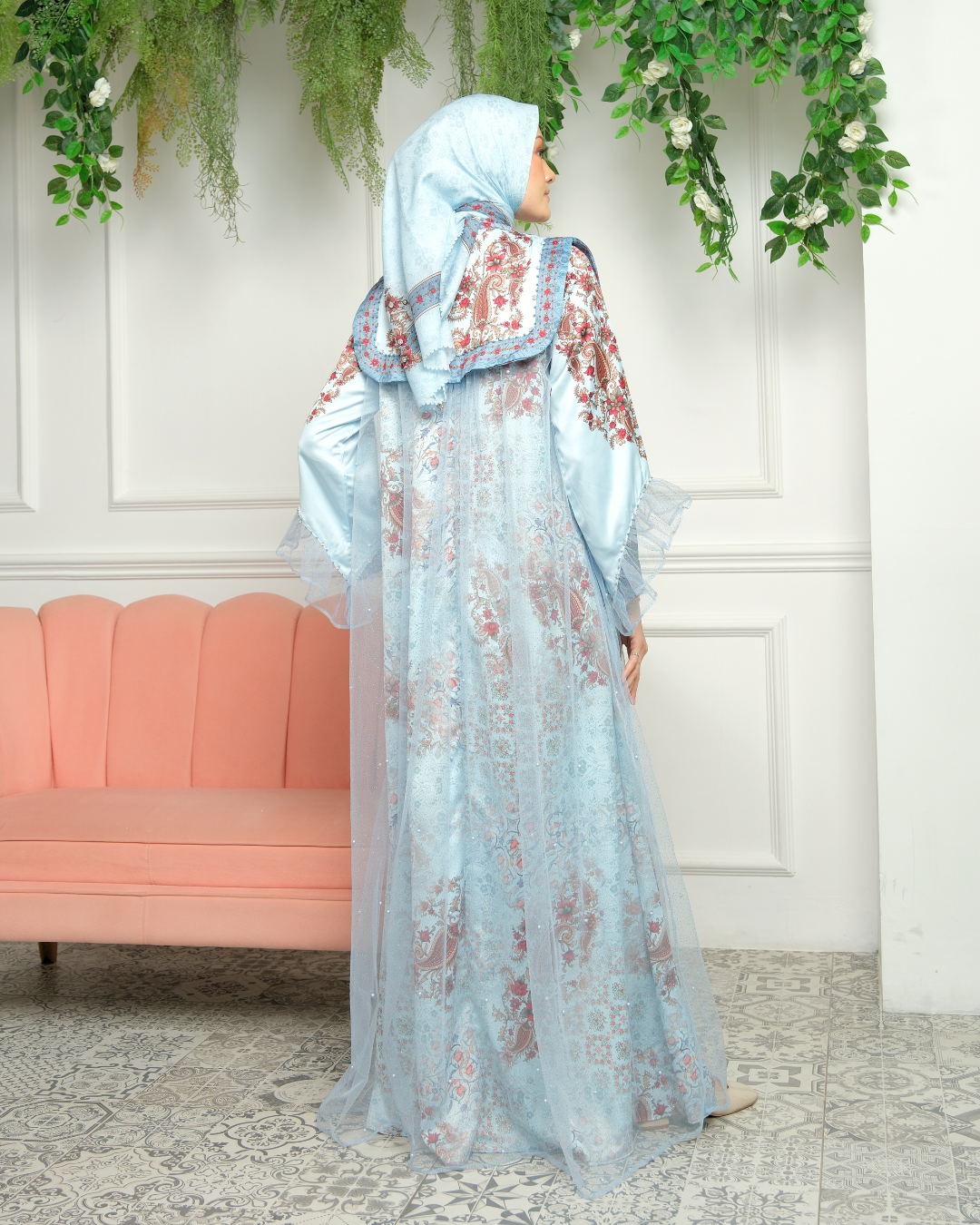 NAVEERA DRESS - ICE BLOSSOM