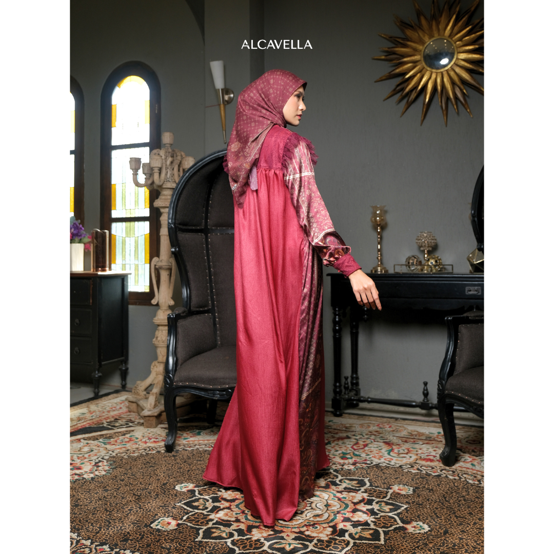 LUXURIA DRESS - MAROON