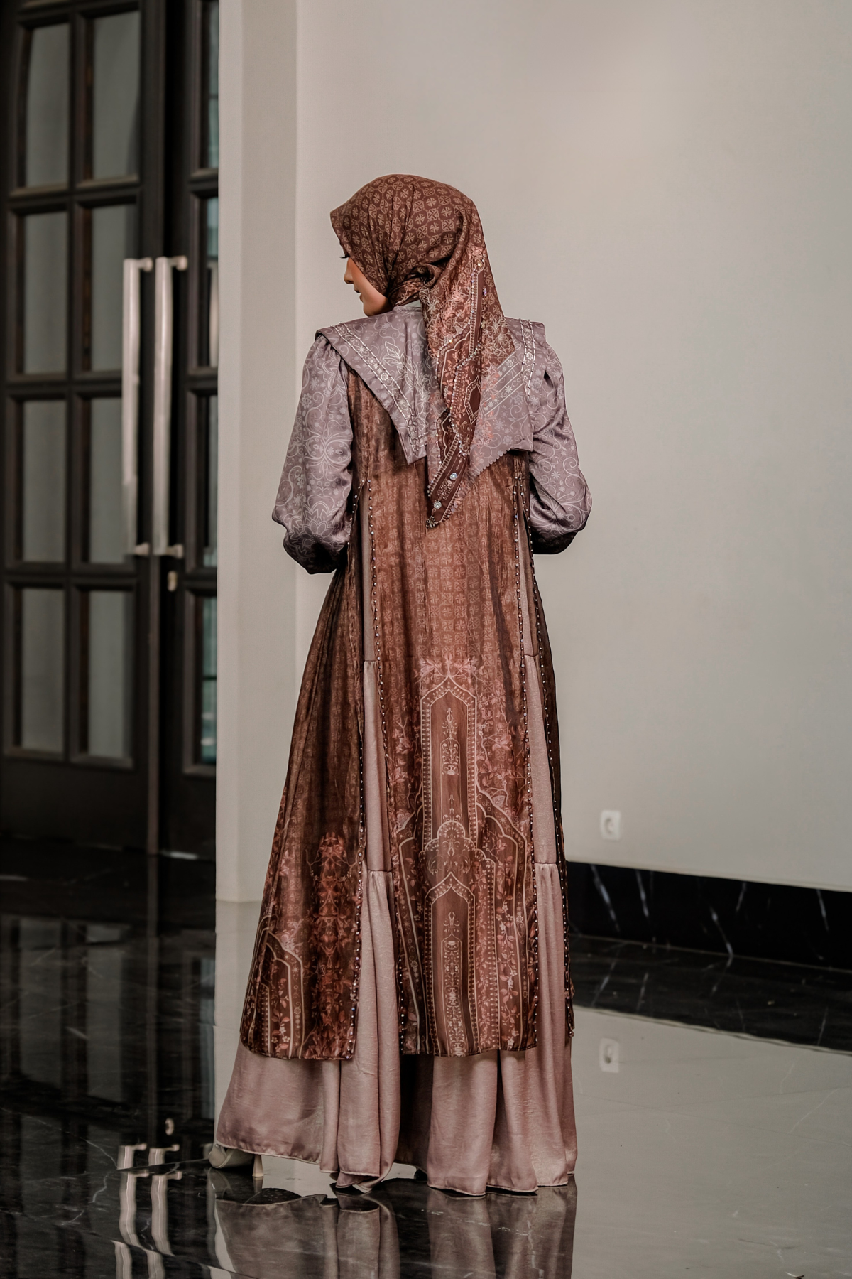 ZEFANYA DRESS - MAHOGANY
