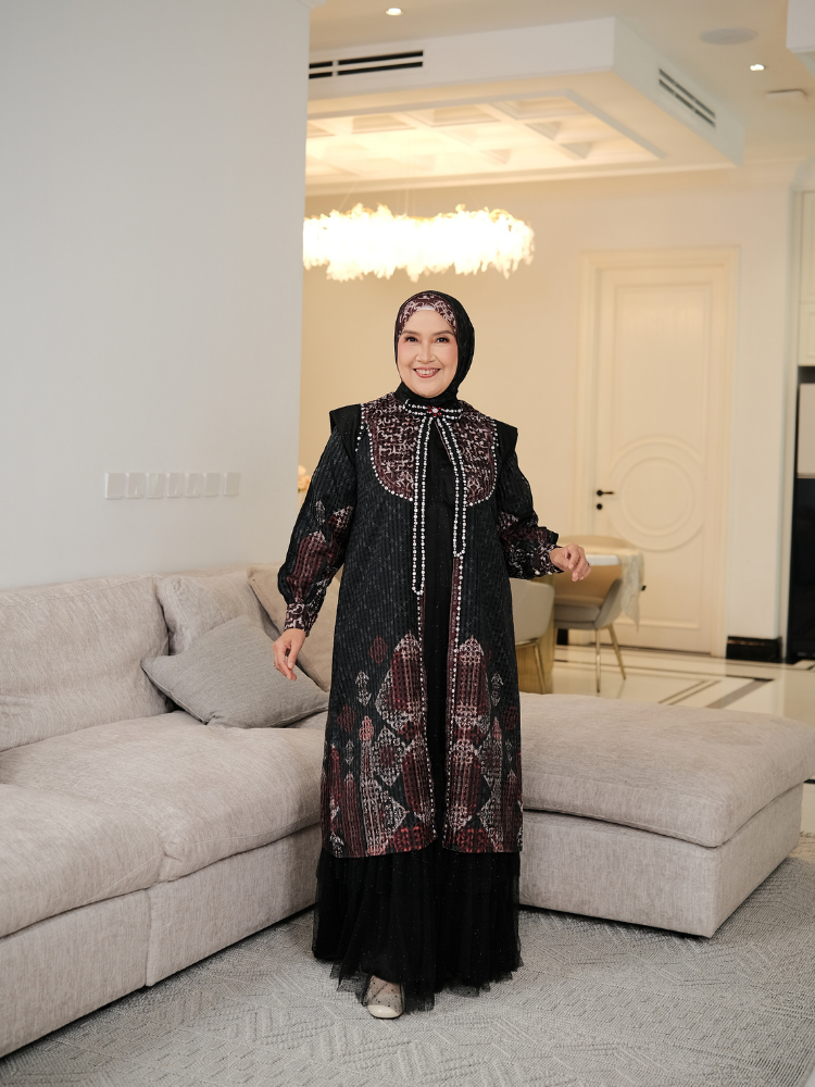 ZYPHARA DRESS - MIDNIGHT