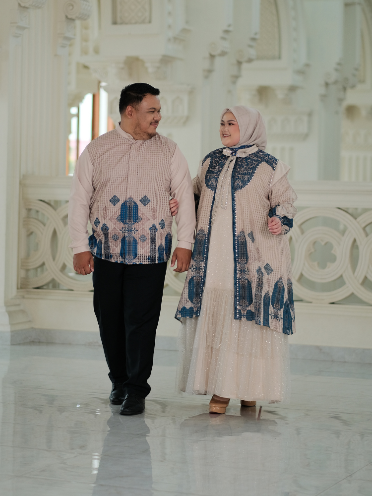 ZYPHARA DRESS - OCEAN CREAM