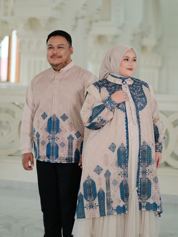 ZYPHARA DRESS - OCEAN CREAM